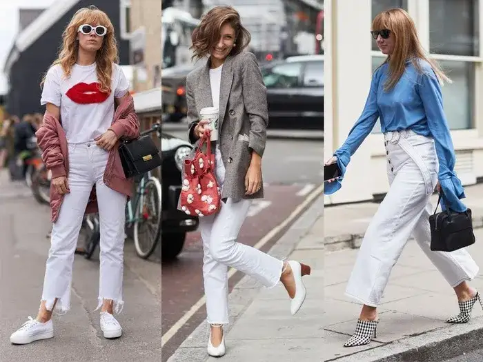 Zdjęcie Stylowe inspiracje na jesień: jak nosić białe spodnie w modzie
