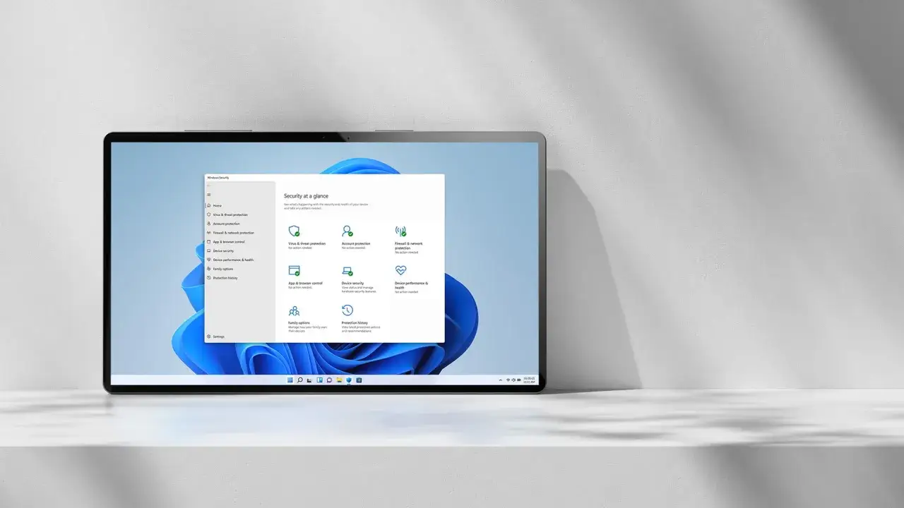 Microsoft Defender interfejs Windows 11