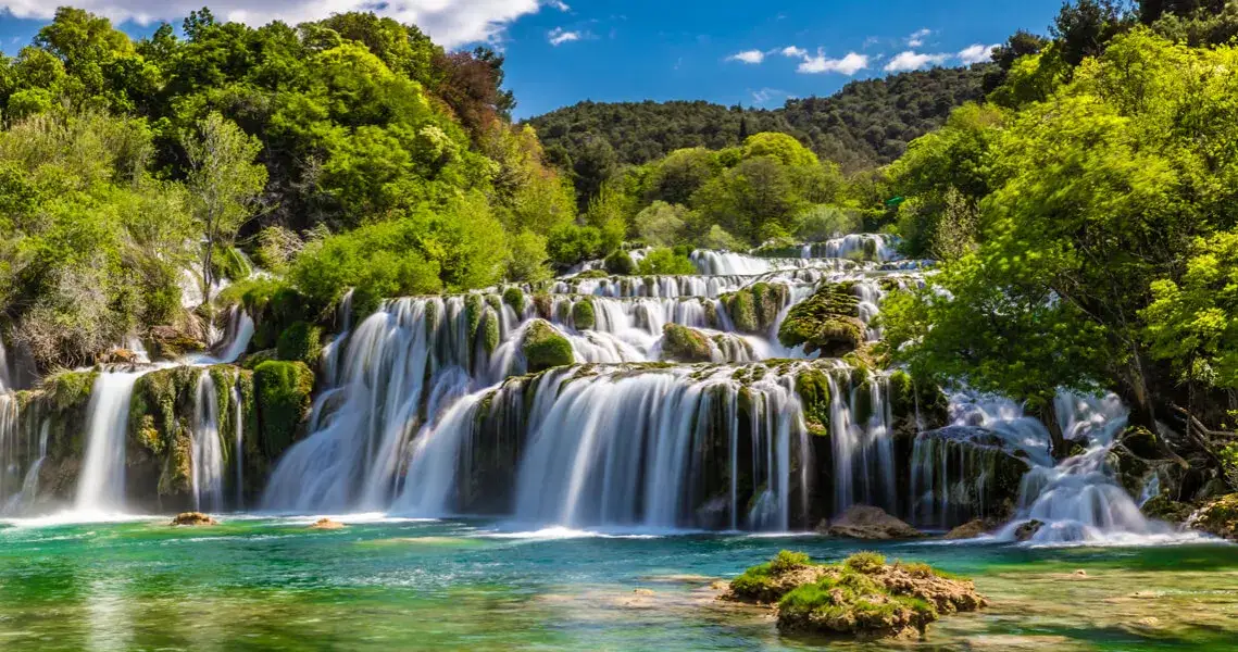 Jeziora Plitwickie wodospady