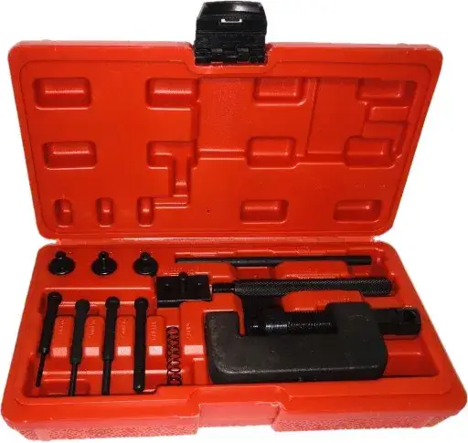 Zestaw narzędzi do zakuwania łańcucha motocyklowego