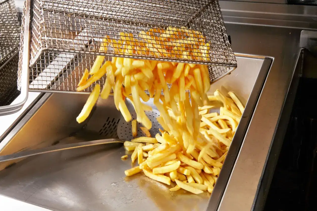 Problem gumowatych frytek, blade frytki