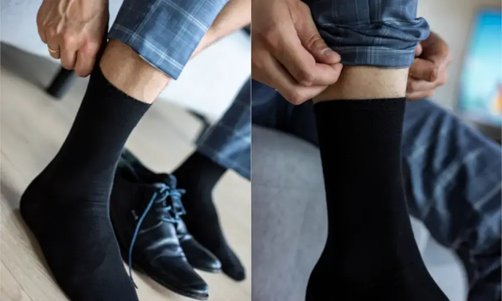 Zdjęcie Jak dobrać skarpetki do garnituru, aby uniknąć modowych faux pas