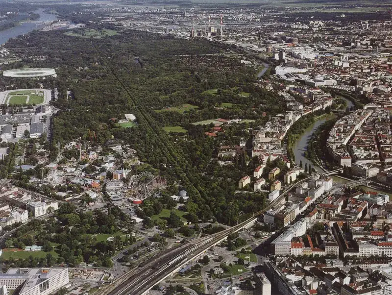 Wiener Prater &Uuml;berblick Luftbild