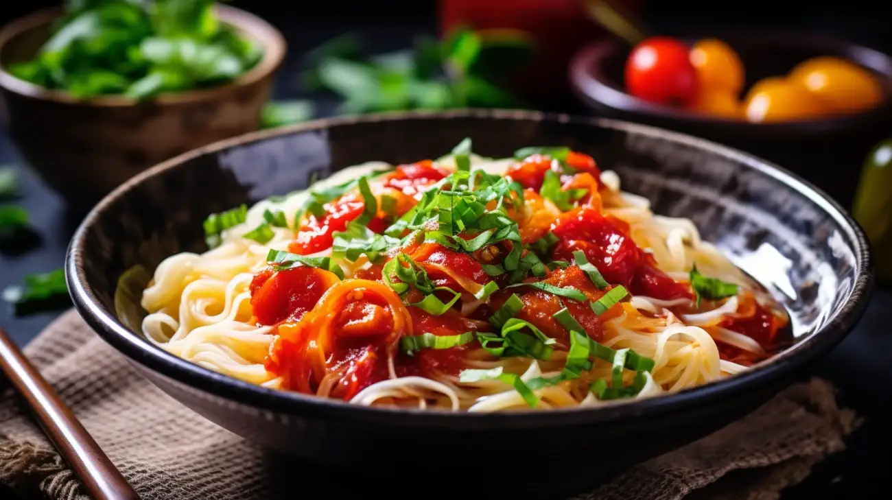 Przepisy na proste dania z makaronem ryżowym