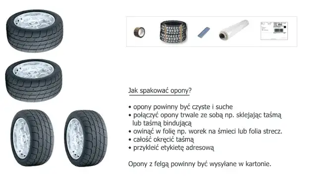 Porównanie firm kurierskich wysyłka kół