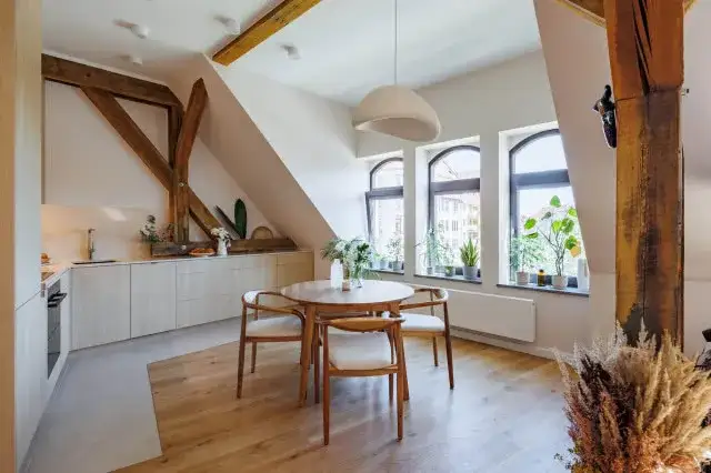 inspiracje poddasze styl japandi loft nowoczesny minimalizm