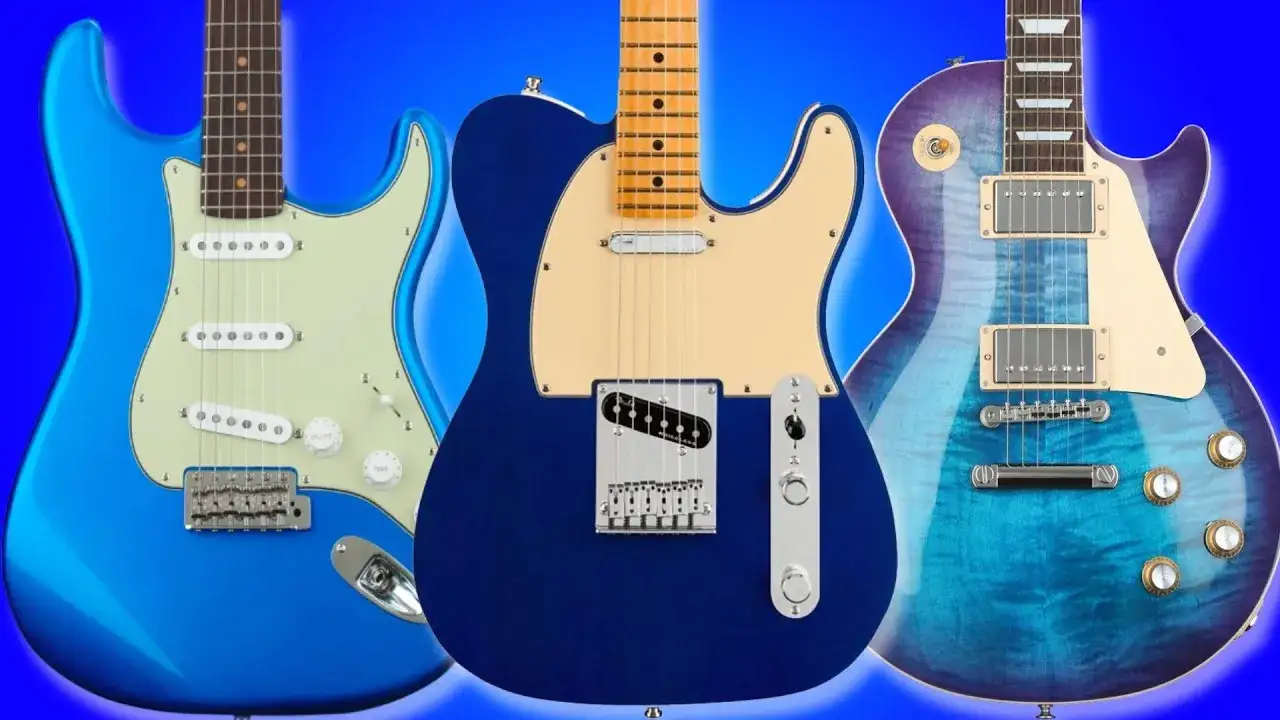 porównanie kształtów gitar elektrycznych stratocaster les paul telecaster