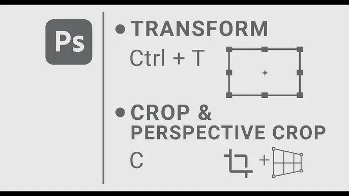 Przekształcanie swobodne Photoshop Ctrl+T