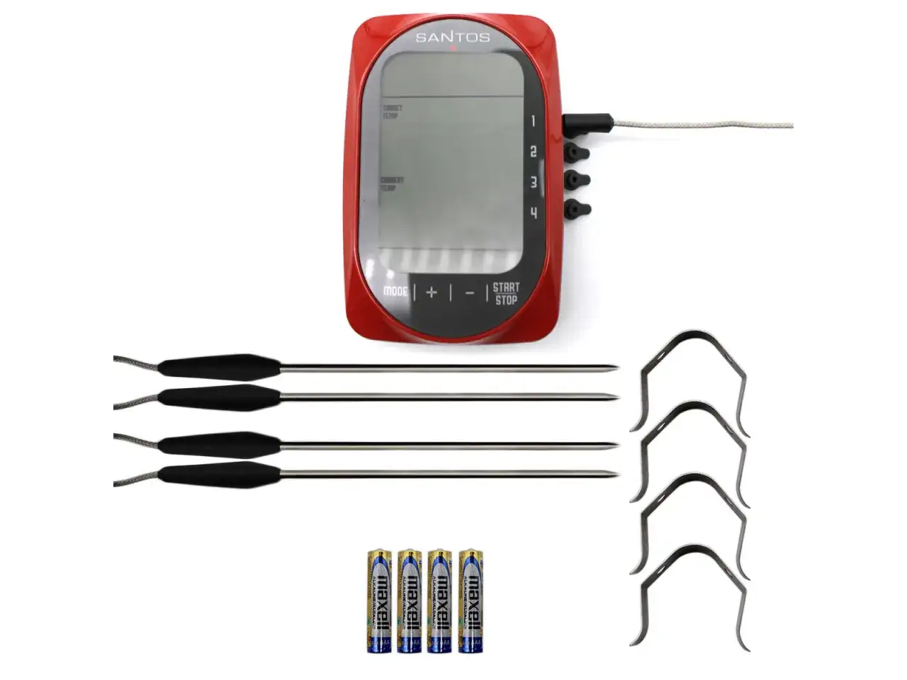 r&oacute;żne typy termometr&oacute;w do grilla