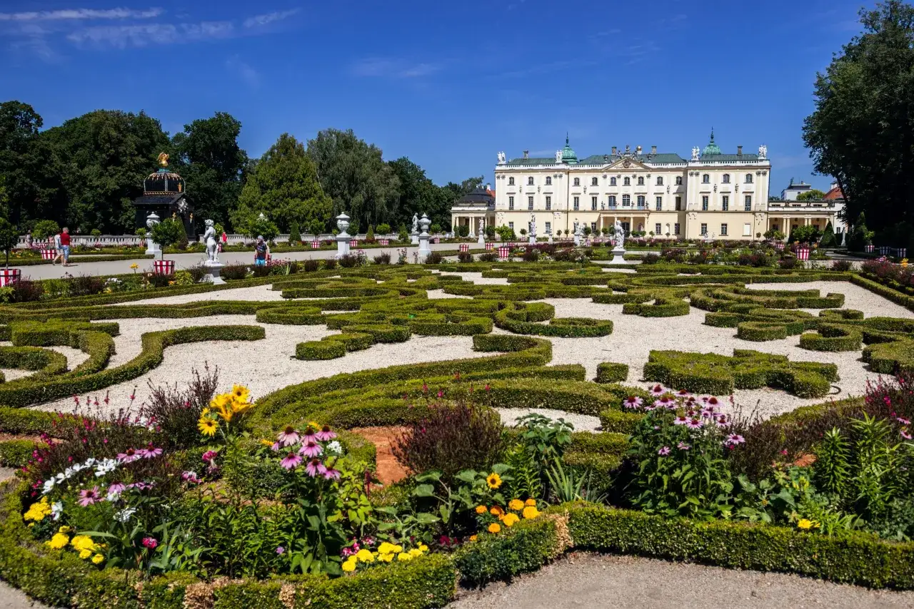 Pałac Branickich Białystok ogrody
