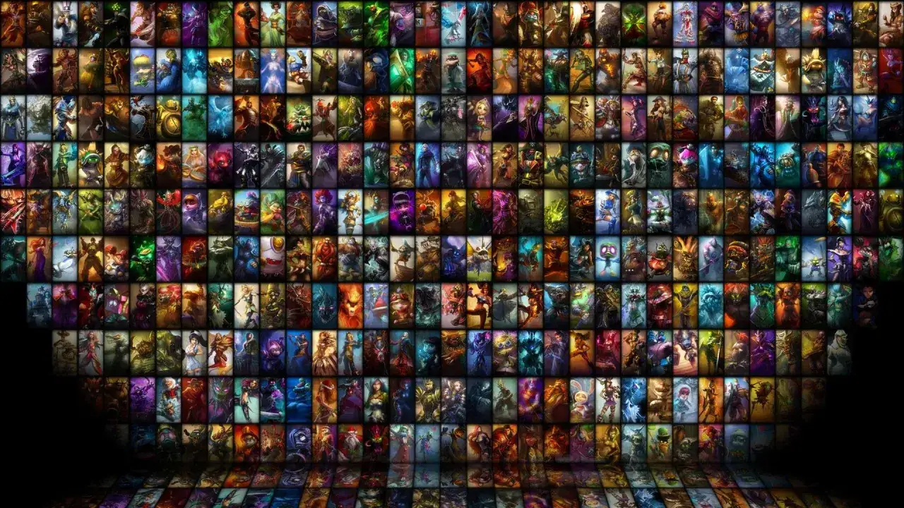 League of Legends wszystkie postacie