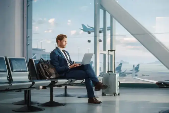 podróż służbowa zagraniczna lotnisko