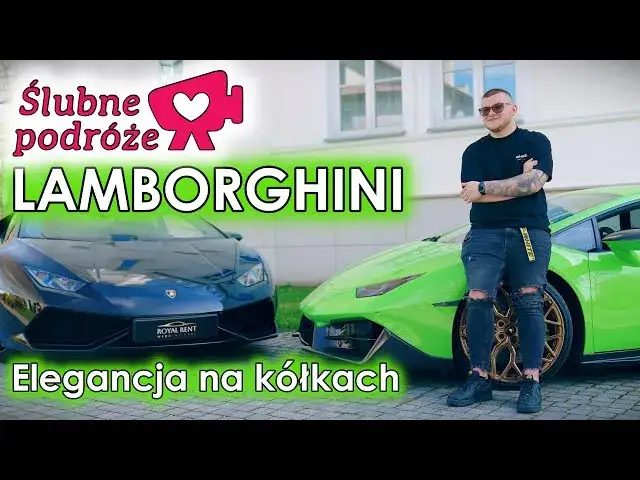 Lamborghini na ślubie lub evencie