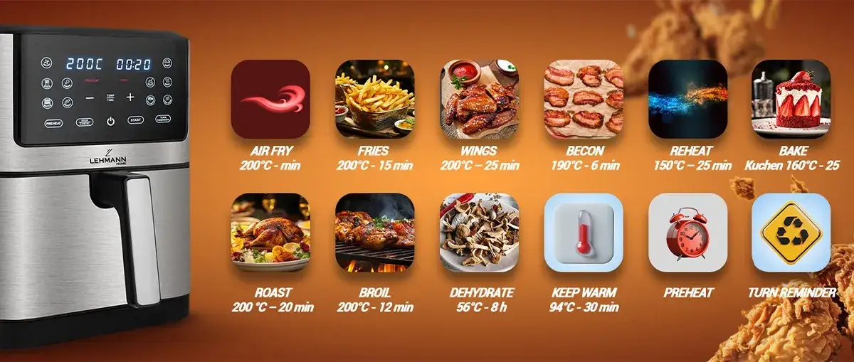 frytki z air fryera vs piekarnika porównanie