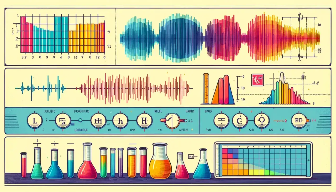 wizualizacja logarytmu jako odwrotność potęgowania