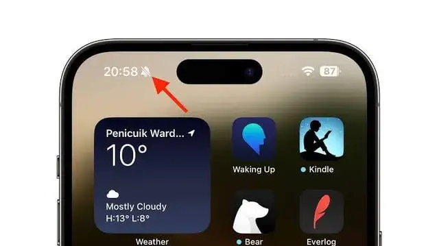 iPhone 14 przełącznik dzwonek wyciszenie