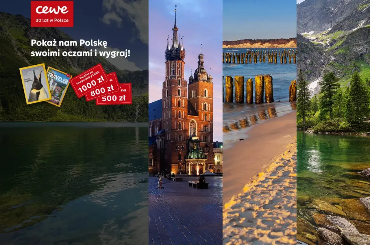 Konkurs cewe photo award: Pokaż Polskę swoimi oczami i wygraj! Widoki g&oacute;r, morza i zabytk&oacute;w.