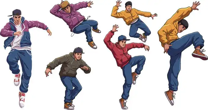 Dynamiczne style street dance