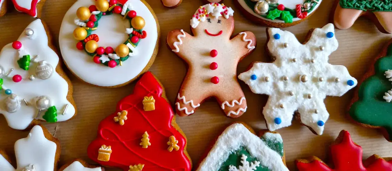 proste dekoracje ciastek świątecznych pisaki posypki