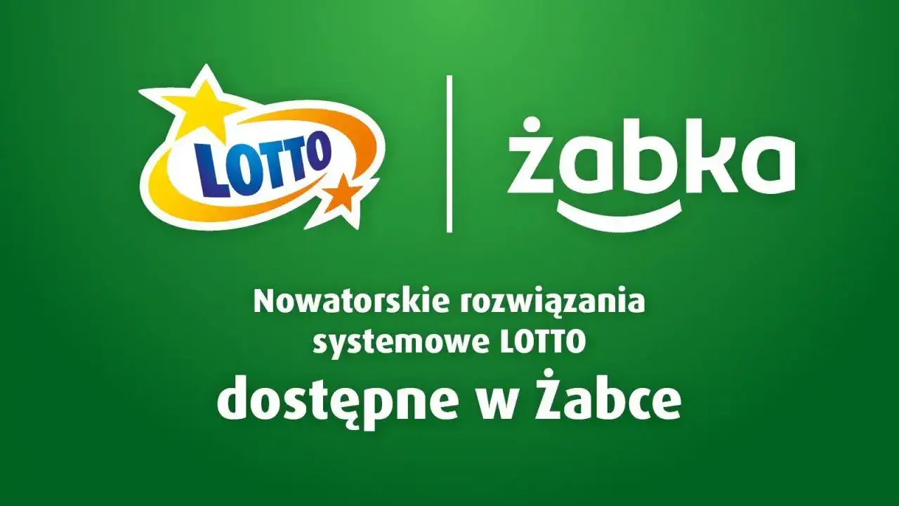 Logo LOTTO i Żabka. Nowatorskie rozwiązania systemowe LOTTO dostępne w Żabce.
