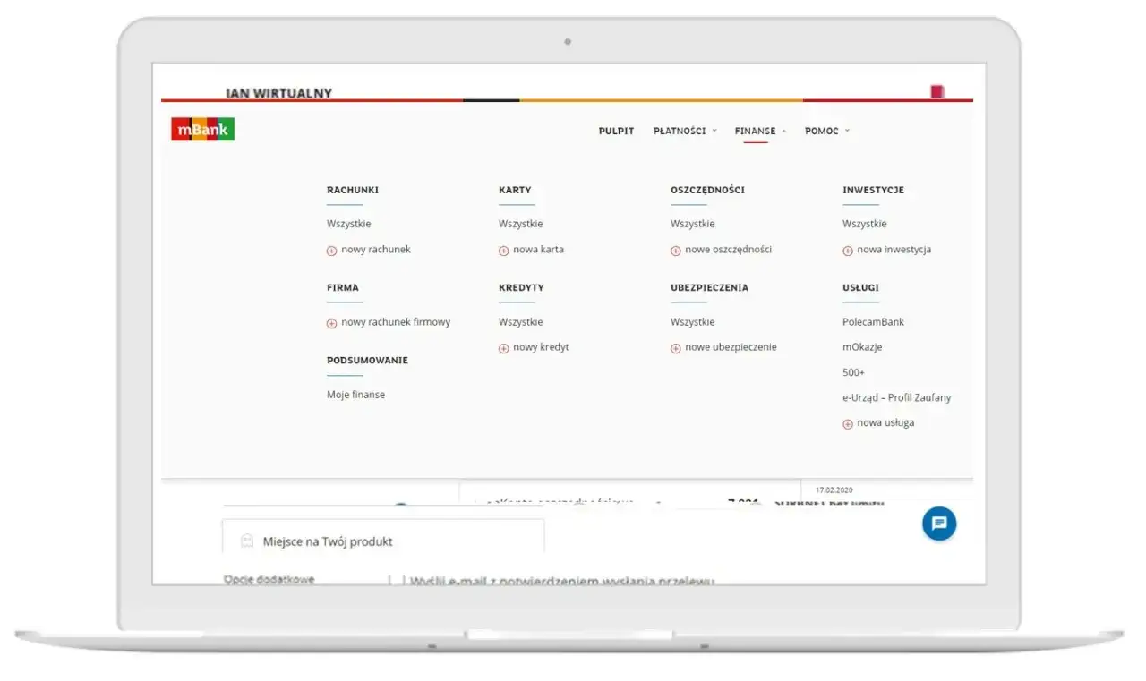 mBank zaufane urządzenia lista w serwisie transakcyjnym