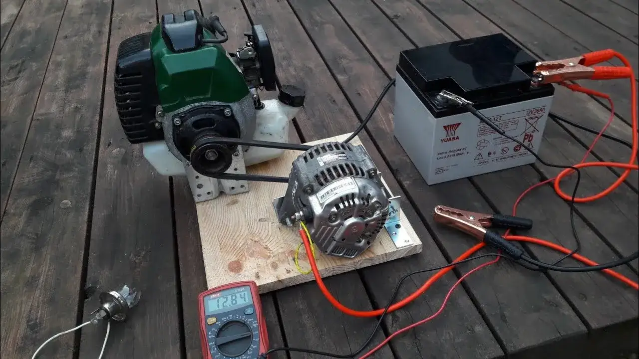 komponenty do budowy agregatu prądotwórczego DIY alternator