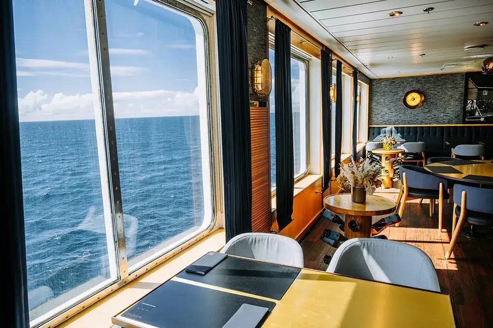 wnętrze promu M/S Norröna