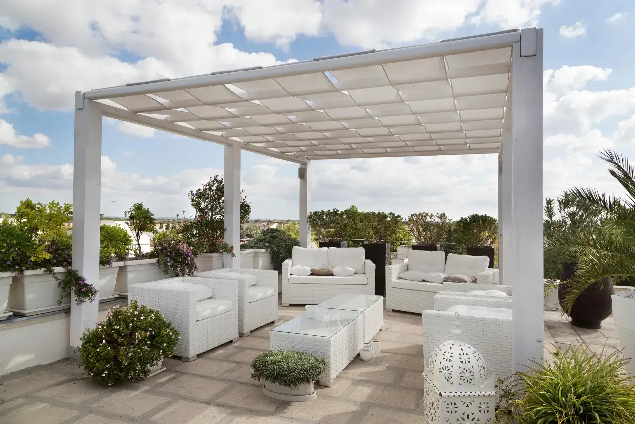 Nowoczesne meble tarasowe z technorattanu