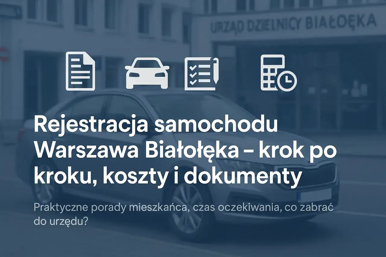 Rejestracja samochodu w urzędzie: ile trwa? Sprawdź krok po kroku, koszty i dokumenty potrzebne do rejestracji auta w Warszawie.