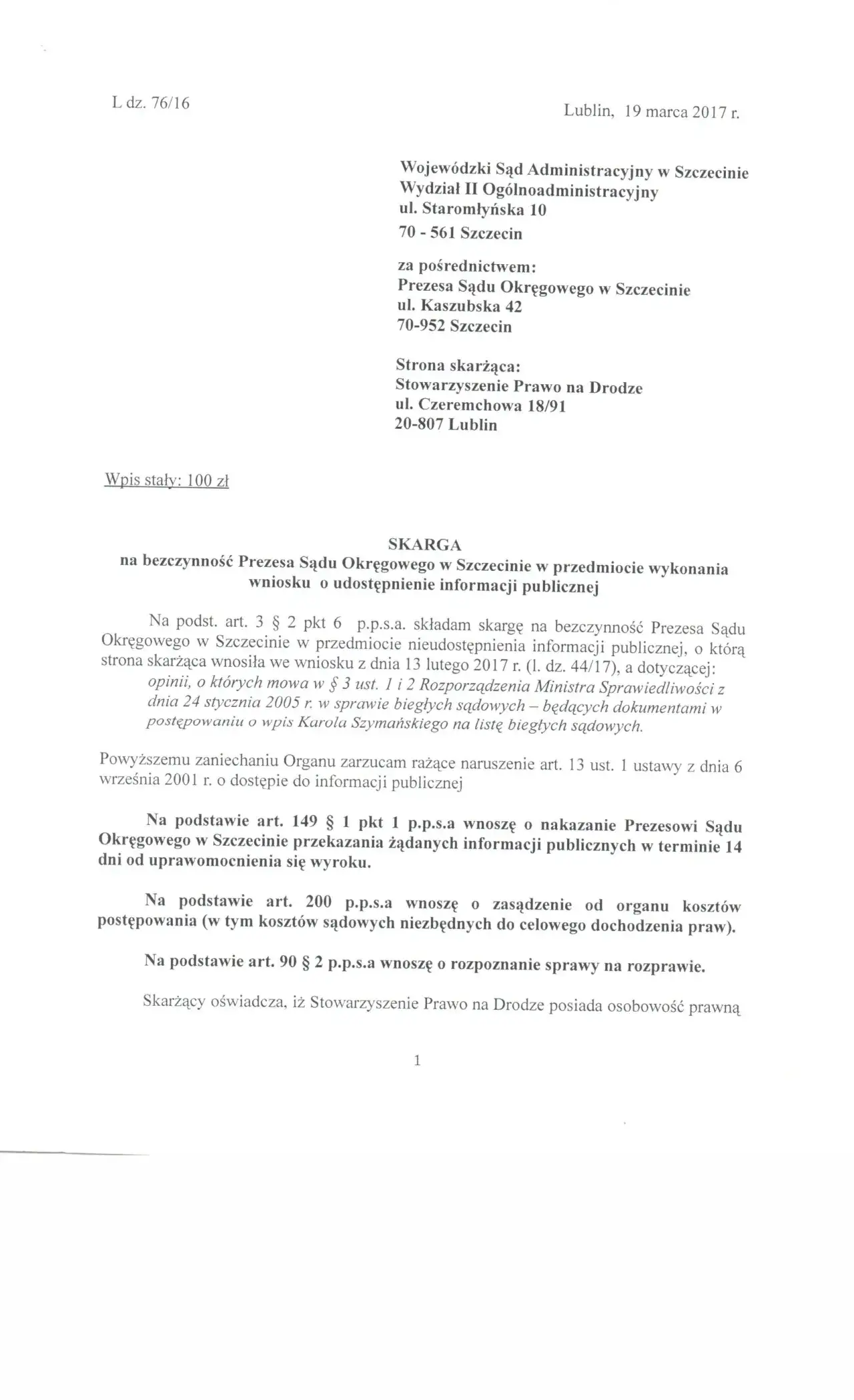 Zdjęcie Co to jest odpis skargi: kluczowy dokument w procesie sądowym