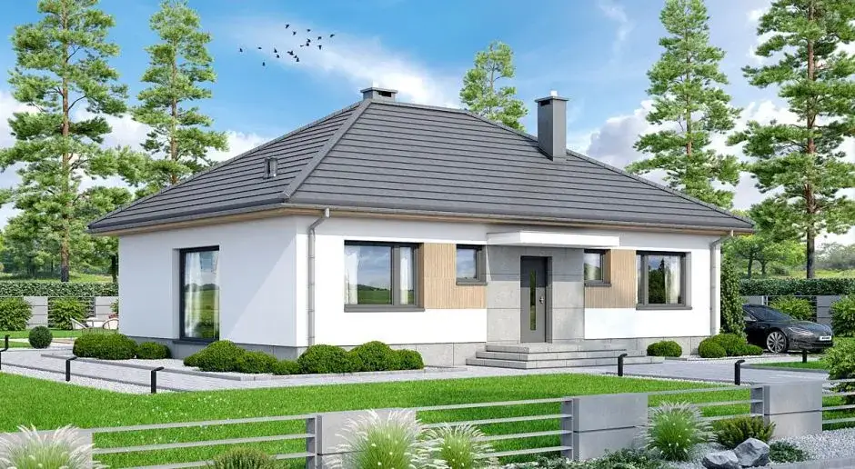 Zdjęcie Jesienna Zaduma Dom: Projekt Idealny dla Twojej Rodziny