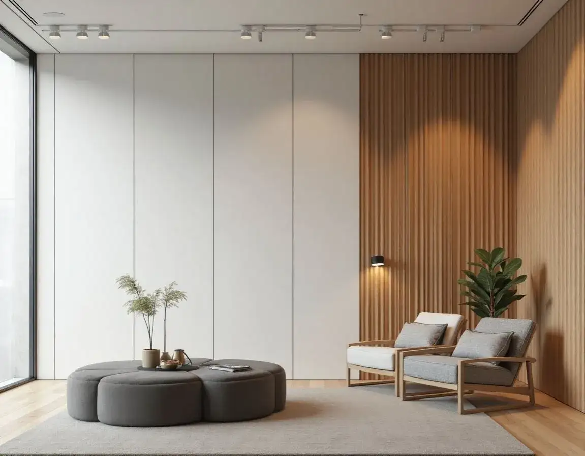 Zdjęcie Akustikpaneel Wohnzimmer: So verbessern Sie Klang und Atmosph&auml;re