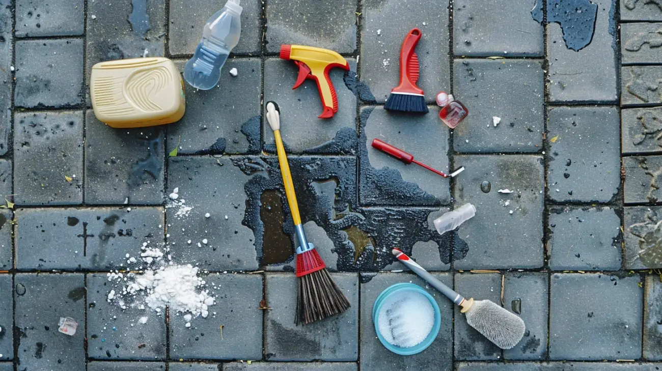 Zdjęcie Pięć sposobów na usunięcie plam z wosku na kostce brukowej