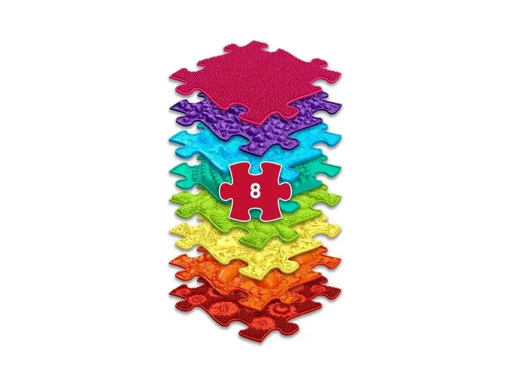 różne rodzaje puzzli sensorycznych do chodzenia