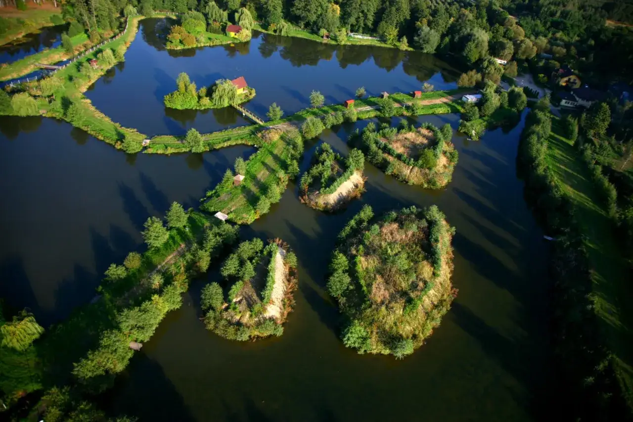 Oleśnikowa Dolina łowisko komercyjne widok ogólny