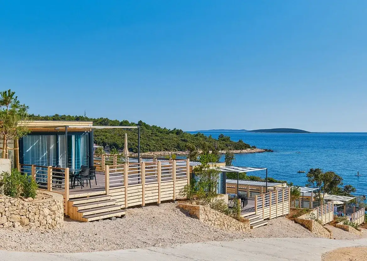 nowoczesny camping w Chorwacji domek mobilny