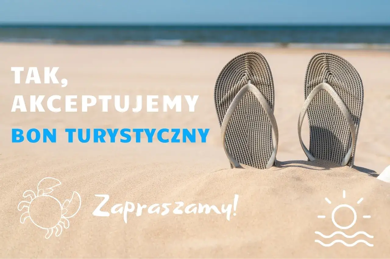 Wakacje nad morzem? Tak, akceptujemy bon turystyczny! Zapraszamy na plażę.