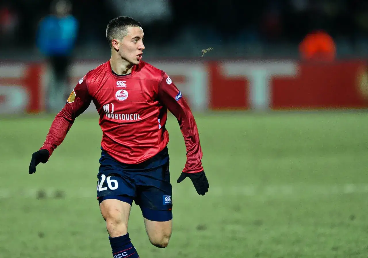 Eden Hazard młody Lille statystyki