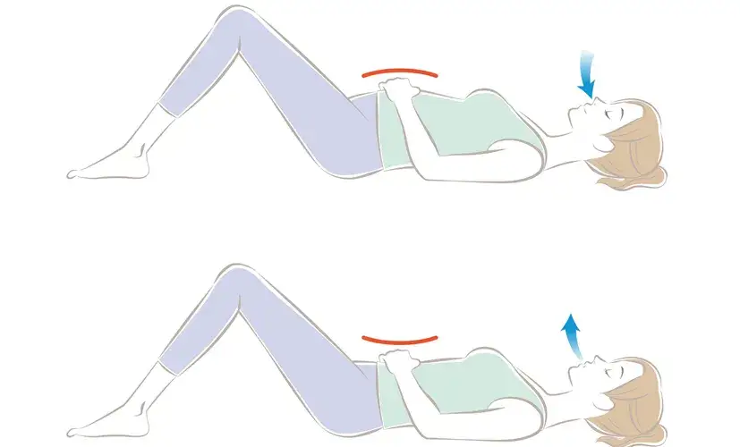 Ćwiczenia na oddychanie przeponowe