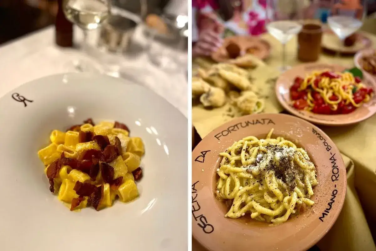 Pyszne carbonara i cacio e pepe – idealne dania, by dowiedzieć się, co zjesc w Rzymie.