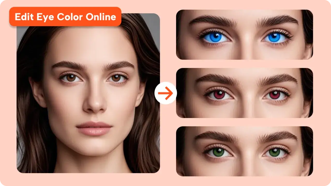 Aplikacja do analizy koloru oczu interfejs