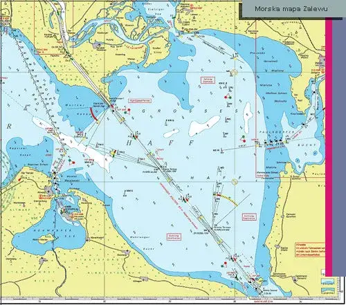 mapa tor wodny Szczecin Świnoujście