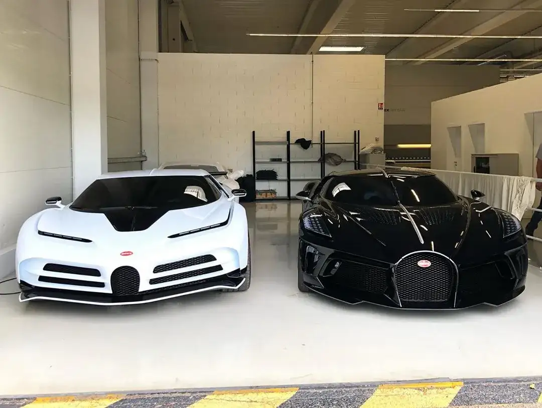 Bugatti limitowane edycje Divo Centodieci La Voiture Noire