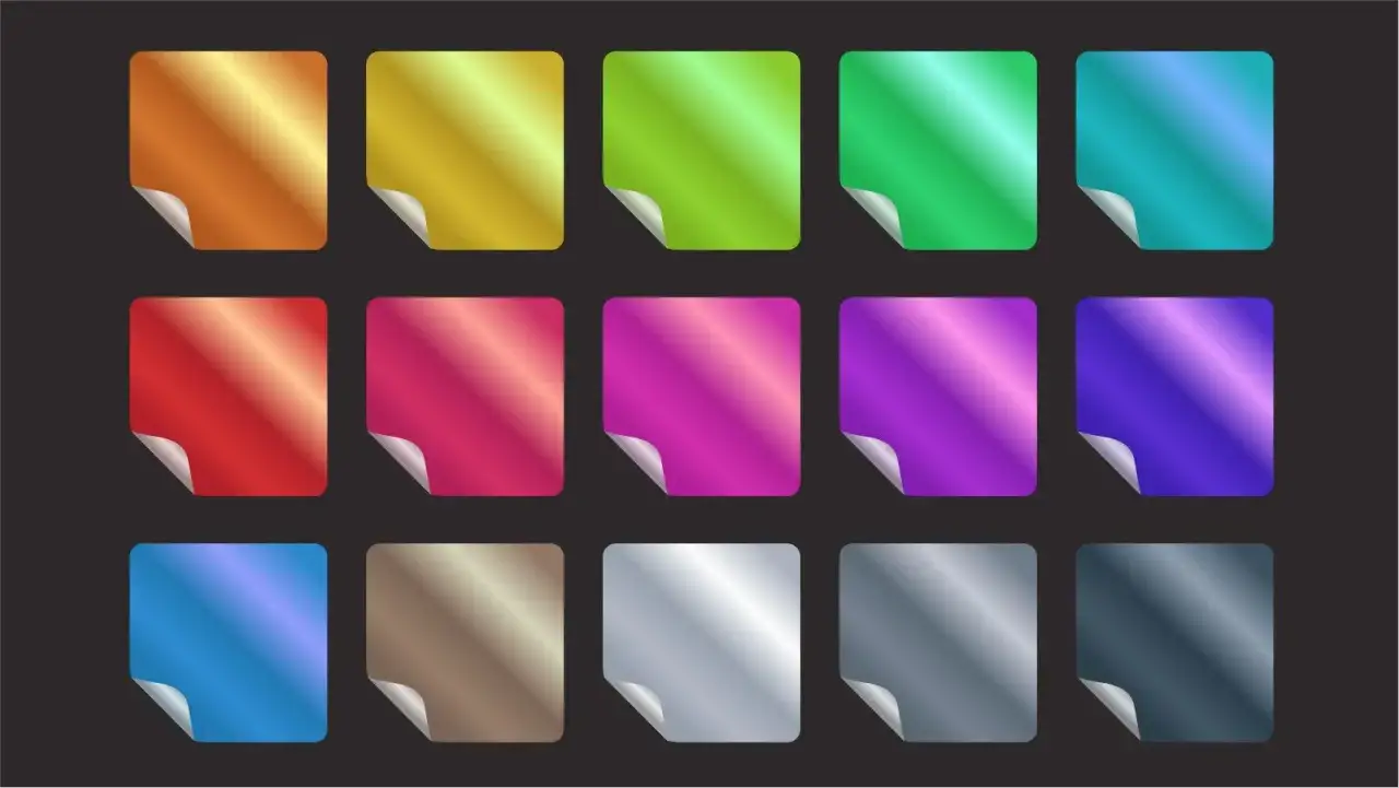 r&oacute;żne rodzaje folii do druku reklamowego