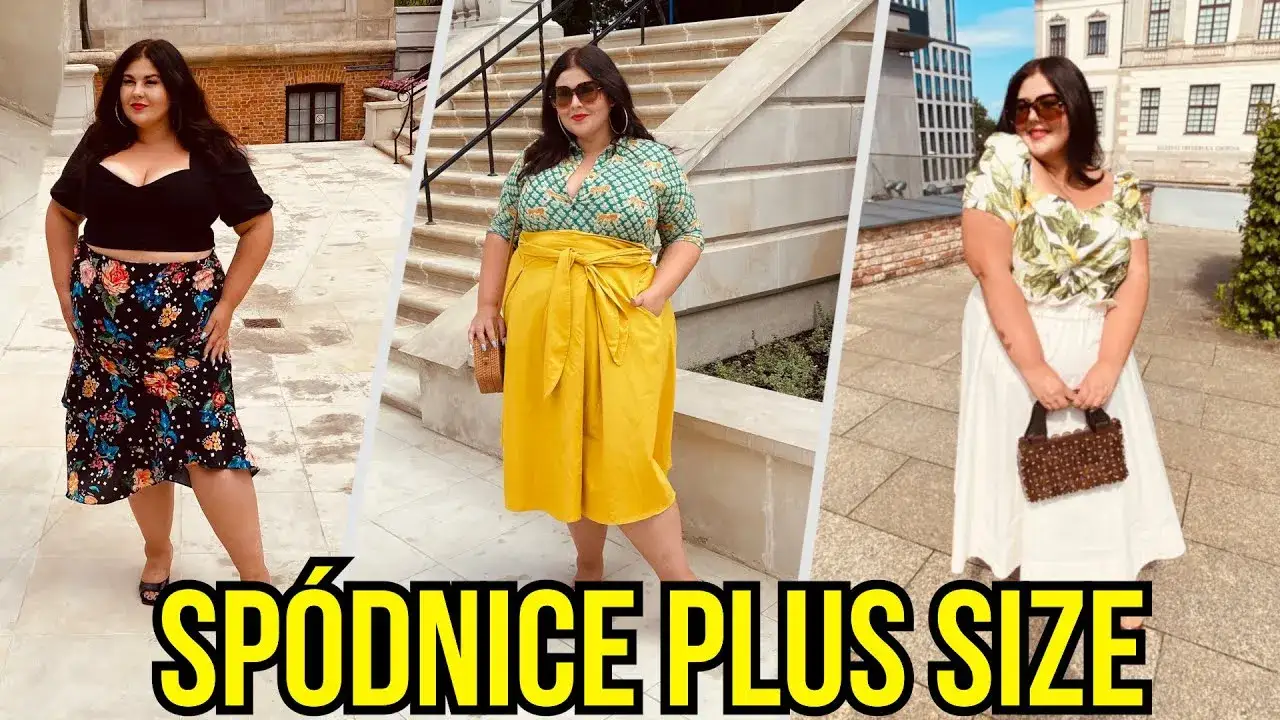stylizacje plus size ze spódnicą w roli głównej na różne okazje