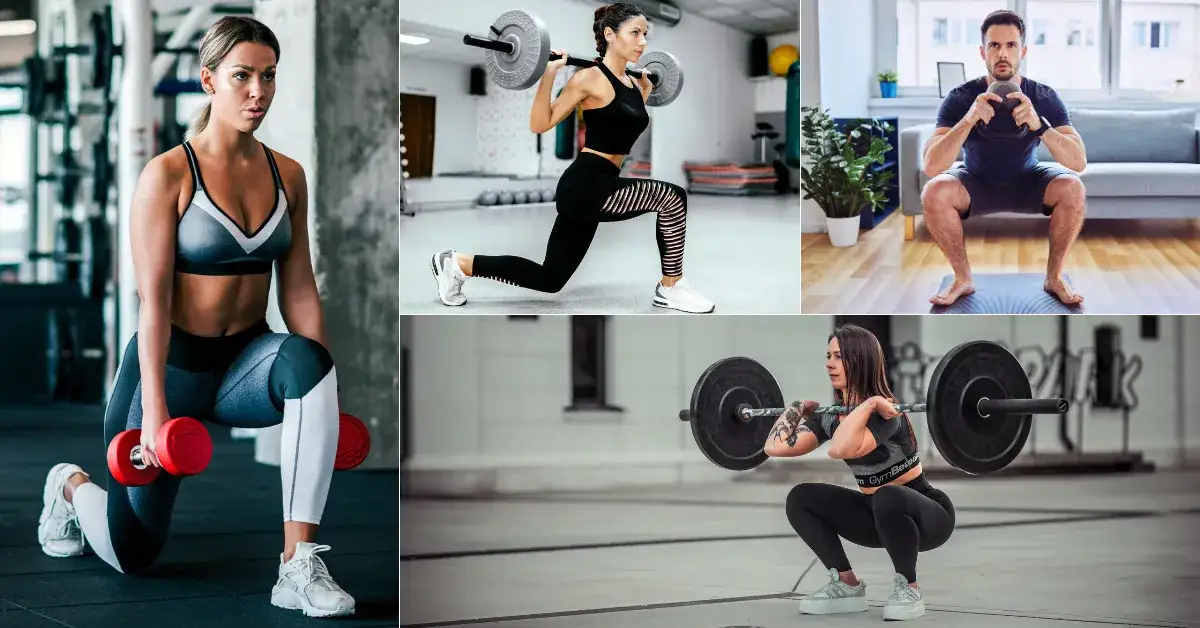 Poprawne wykonywanie przysiadów i wykroków