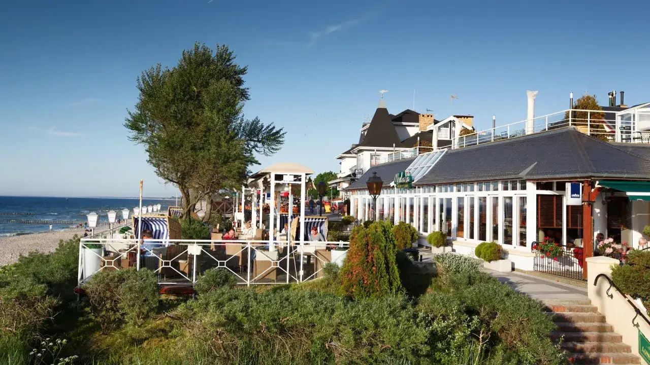 restauracja Mielno widok na morze