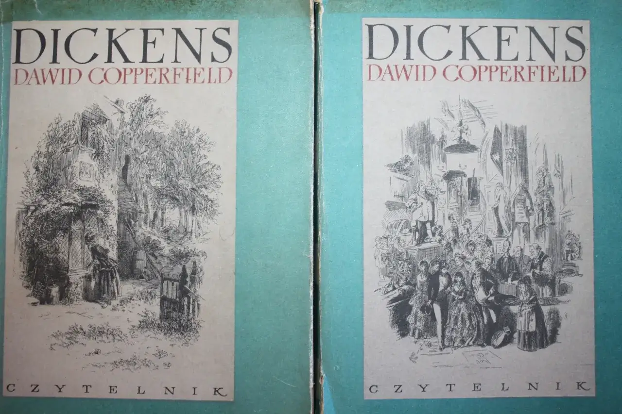ilustracje postaci Dawid Copperfield Dickens
