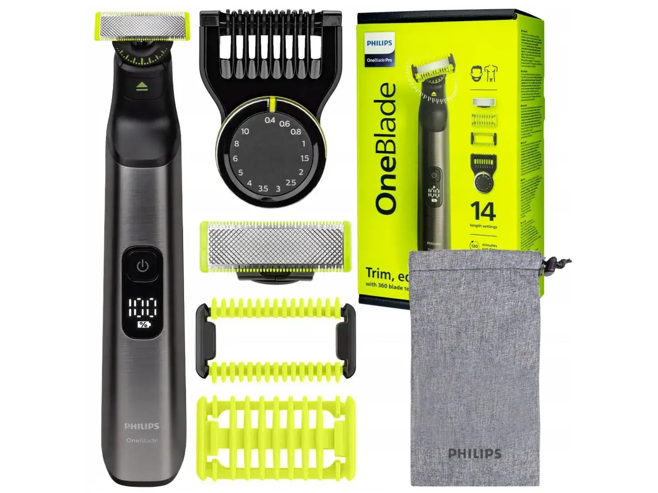 Philips OneBlade 360 stylizacja zarostu