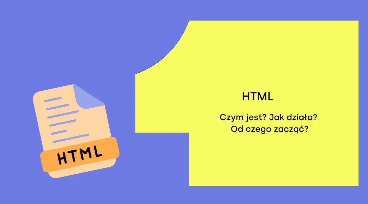 Ikona pliku HTML obok tekstu 